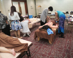 判読後の施術実習